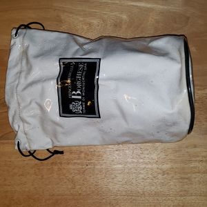 Princess Marcella Borghese Terme Di Montecatini White Drawstring Cosmetic Bag